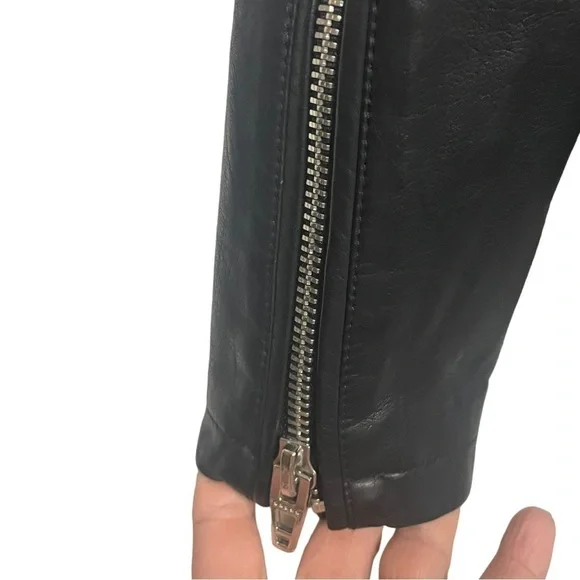 Blank NYC Power Trip Moto Vegan Leather Jacket XS - Picture 4 of 11